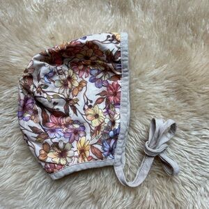 Sweet as April reversible floral bonnet